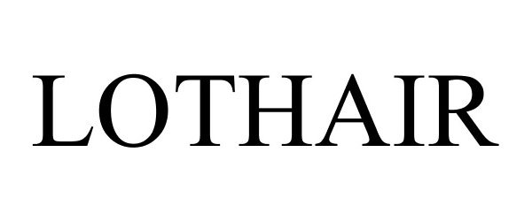 Trademark Logo LOTHAIR