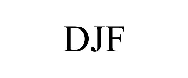 Trademark Logo DJF