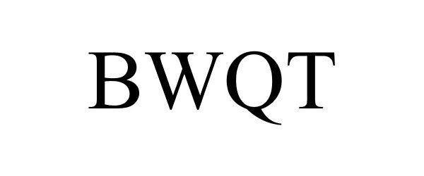 Trademark Logo BWQT