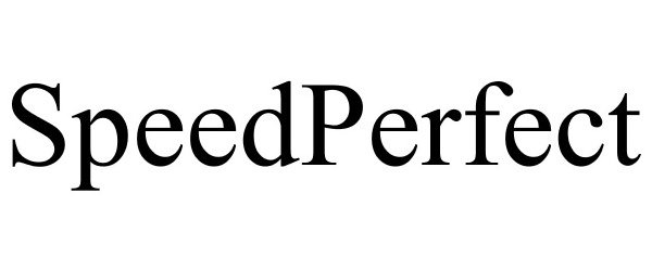 Trademark Logo SPEEDPERFECT