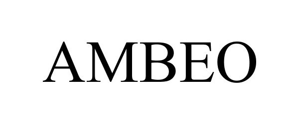 Trademark Logo AMBEO