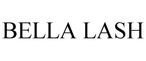Trademark Logo BELLA LASH