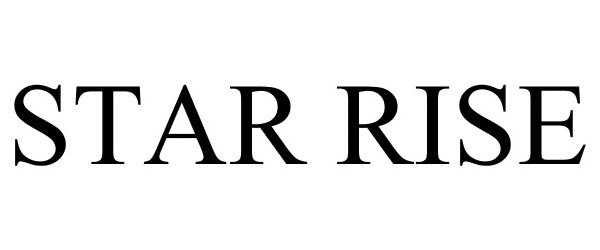 Trademark Logo STAR RISE