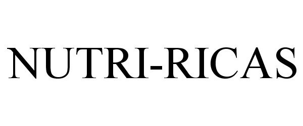 Trademark Logo NUTRI-RICAS