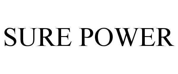 Trademark Logo SURE POWER