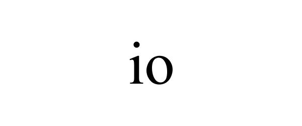 Trademark Logo IO