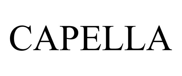 Trademark Logo CAPELLA