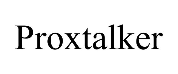 Trademark Logo PROXTALKER
