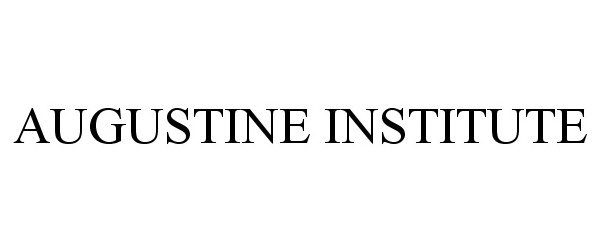 Trademark Logo AUGUSTINE INSTITUTE