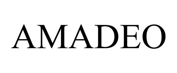 Trademark Logo AMADEO