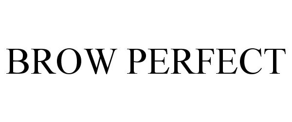 Trademark Logo BROW PERFECT