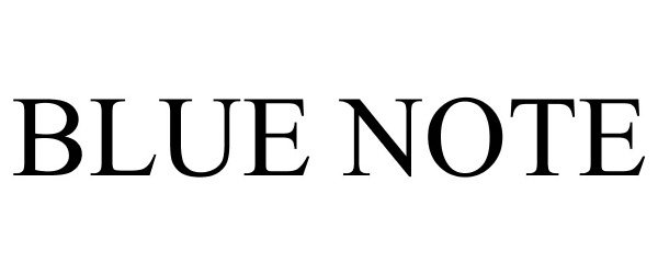 Trademark Logo BLUE NOTE