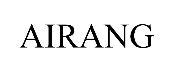 Trademark Logo AIRANG