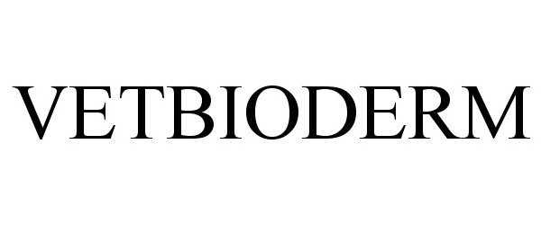 Trademark Logo VETBIODERM