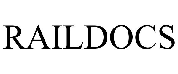 Trademark Logo RAILDOCS