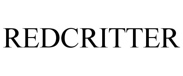 Trademark Logo REDCRITTER