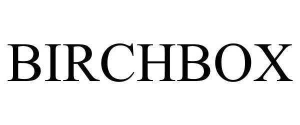 Trademark Logo BIRCHBOX