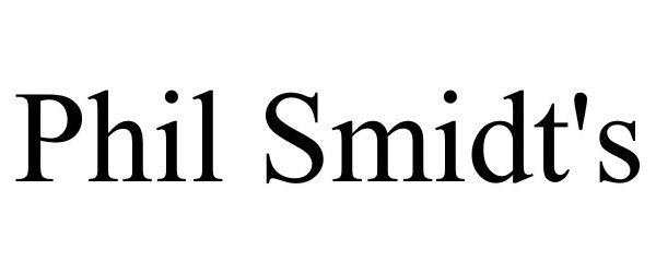  PHIL SMIDT'S