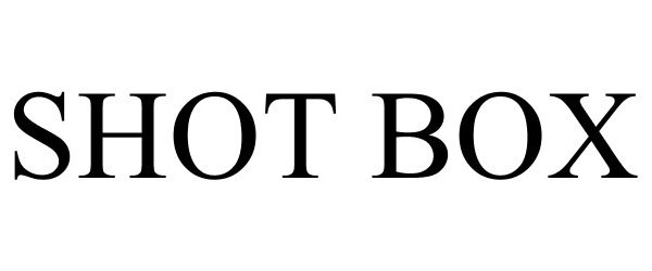Trademark Logo SHOT BOX