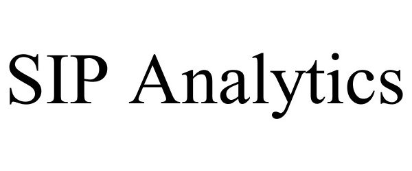 Trademark Logo SIP ANALYTICS