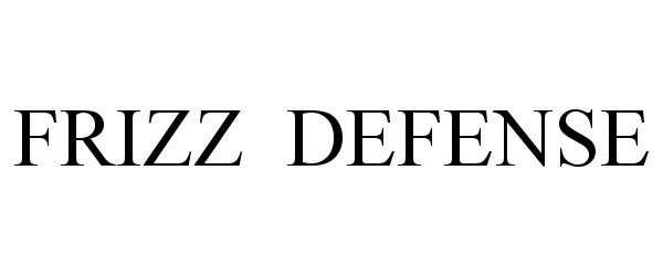 Trademark Logo FRIZZ DEFENSE
