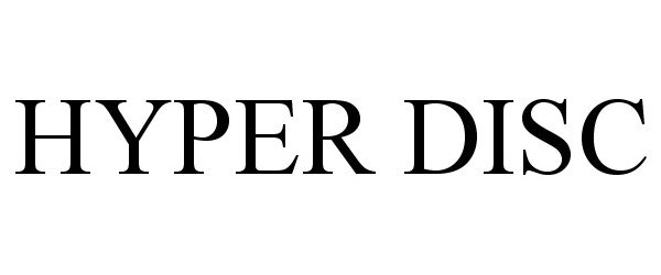 Trademark Logo HYPER DISC