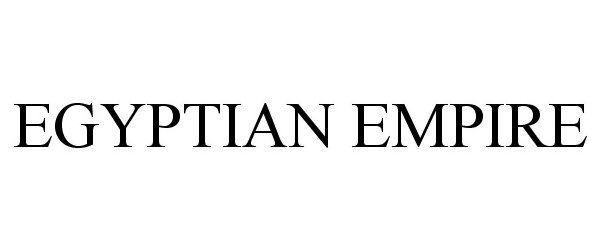 Trademark Logo EGYPTIAN EMPIRE