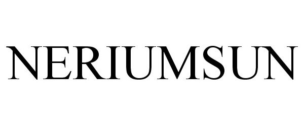 Trademark Logo NERIUMSUN