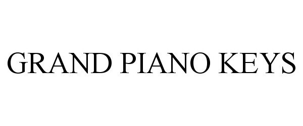  GRAND PIANO KEYS