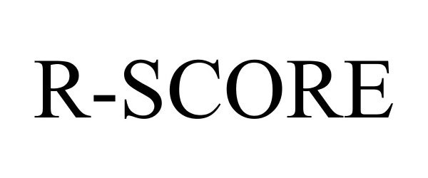 Trademark Logo R-SCORE