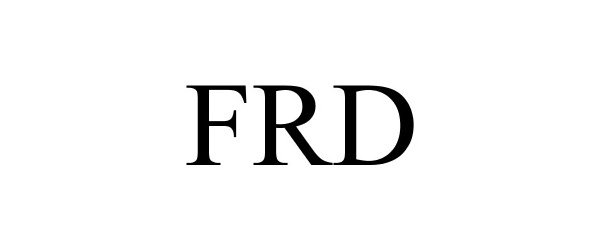 Trademark Logo FRD