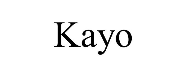 Trademark Logo KAYO