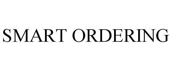 Trademark Logo SMART ORDERING