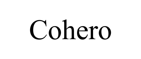 Trademark Logo COHERO