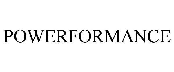 Trademark Logo POWERFORMANCE