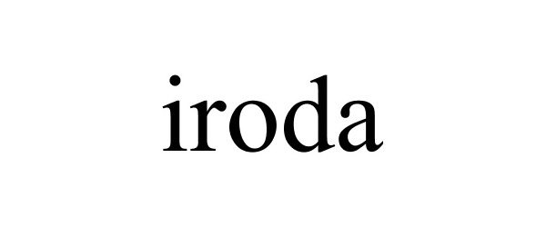 Trademark Logo IRODA