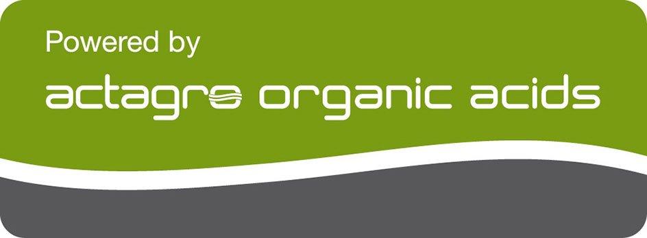 Trademark Logo POWERED BY ACTAGRO ORGANIC ACIDS