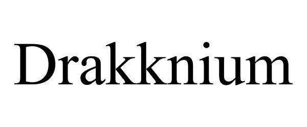 Trademark Logo DRAKKNIUM