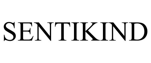 Trademark Logo SENTIKIND