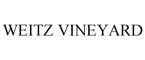 Trademark Logo WEITZ VINEYARD