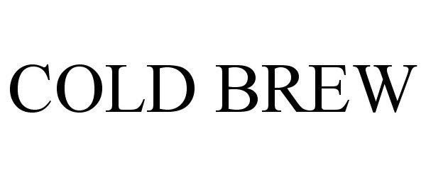 Trademark Logo COLD BREW