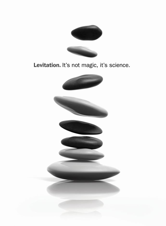  LEVITATION. IT'S NOT MAGIC, IT'S SCIENCE.