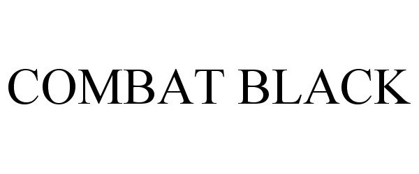 Trademark Logo COMBAT BLACK