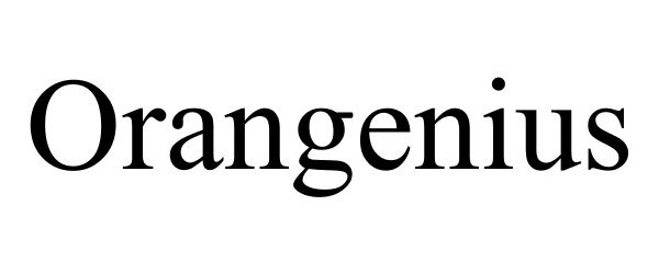 Trademark Logo ORANGENIUS