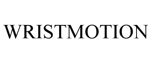 Trademark Logo WRISTMOTION