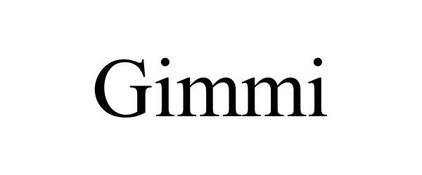 Trademark Logo GIMMI