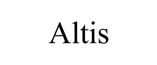 Trademark Logo ALTIS