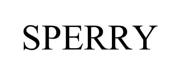 Trademark Logo SPERRY