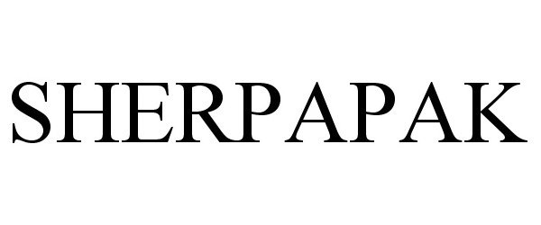 Trademark Logo SHERPAPAK