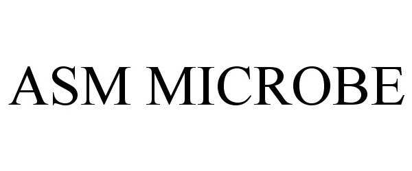 Trademark Logo ASM MICROBE